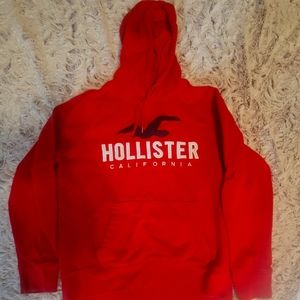 Men's Large Red Hollister Hoodie
